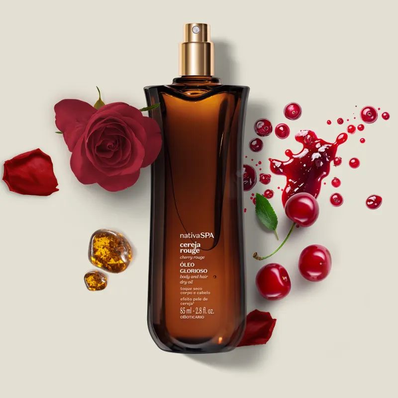 NATIVA SPA OLEO MULTIFUNCIONAL GLORIOSO CEREJA ROUGE 85ML